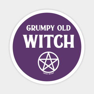 Grumpy Old Witch Pagan Wiccan Cheeky Witch® Magnet